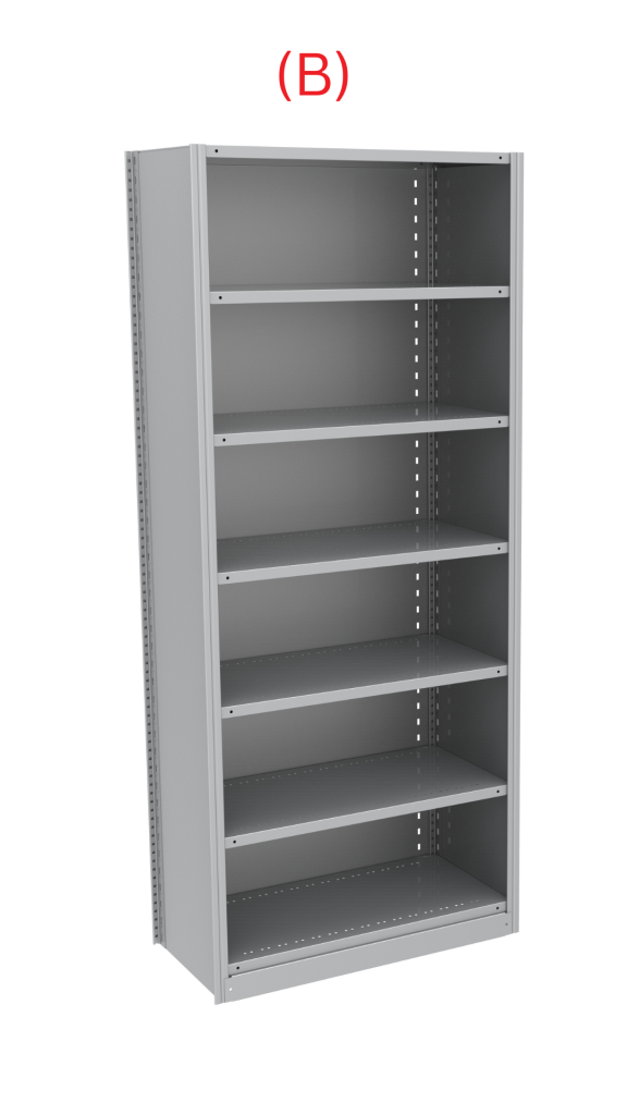 Close Paneling Clip Type Shelving