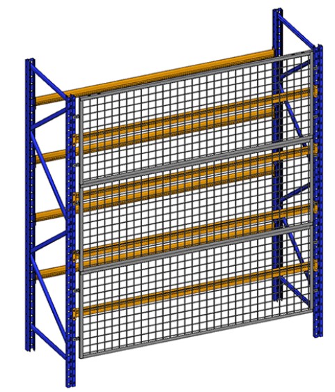 Back Guards for Roll Formed Pallet Racking