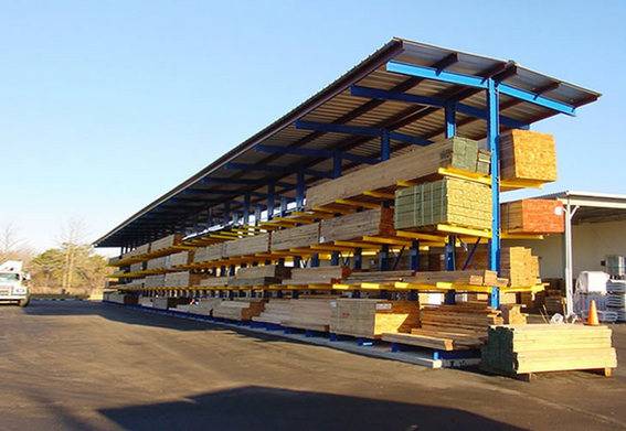 Roofed Cantilever Rack