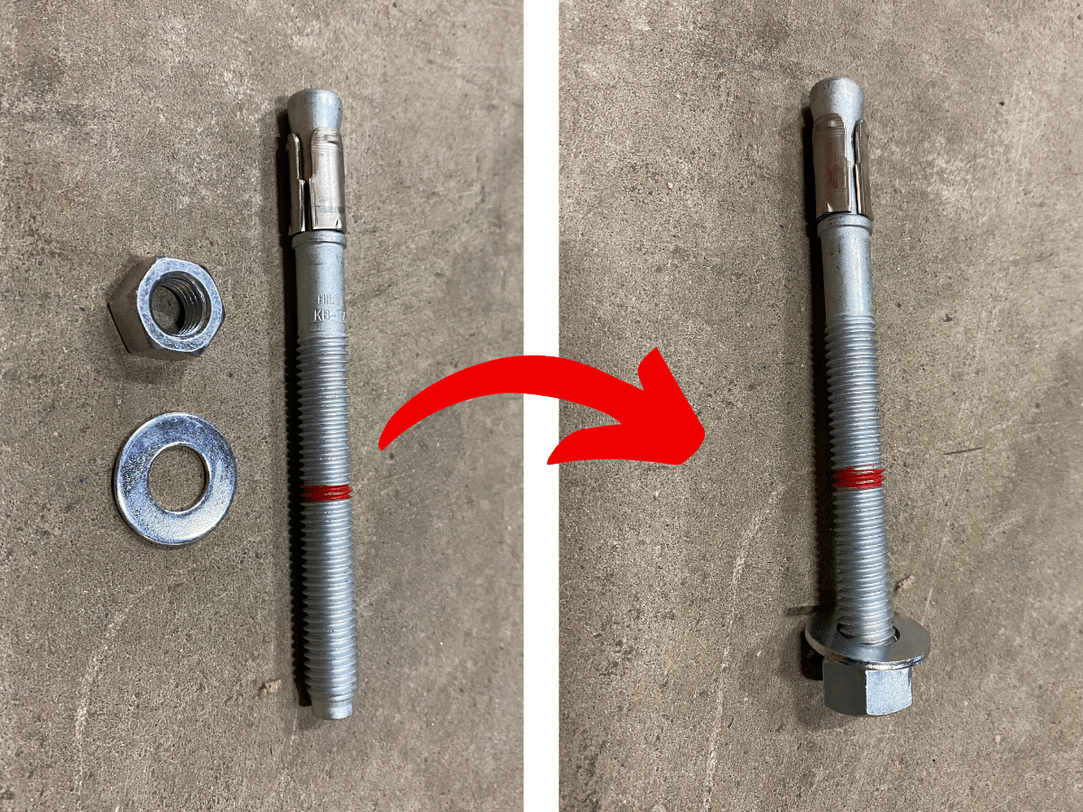 How To Anchor Pallet Racking To Concrete Flooring Wedge Anchors