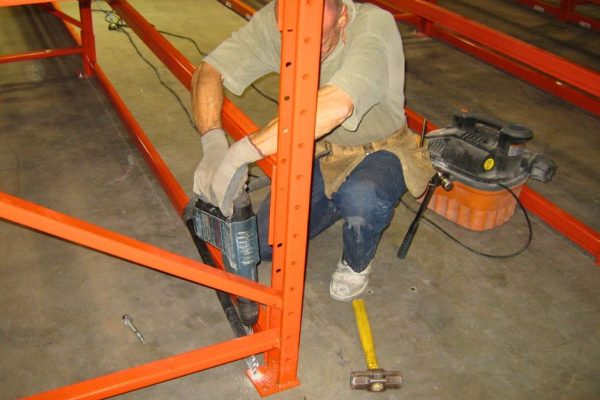 pallet rack installation